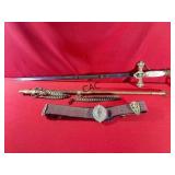 M.C. Lilley Masonic Knights Templar Sword w/Belt