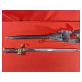 French M1874 Gras Bayonet Steyr w/Scabbard