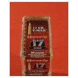 250rds Hornady 17HMR 17gr V-Max