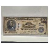 1902 $20 National Bank Note (El Paso)