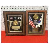 Box Lot of Military Display Cases