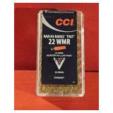 50rds CCI 22WMR Maxi-Mag TNT 30gr
