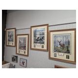 Lot of 4 Bill Pendergrass Limited Edition Wildlife