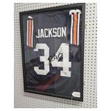 Framed Bo Jackson Autographed Jersey w/COA