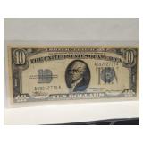 1934 $10 Silver Certificate w/Blue Seal
