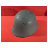 Dutch M53 Steel Combat Helmet w/Liner-Cold War Era