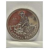 1986 Engelhard American Prospector 1oz Silver Roun