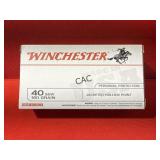 50rds Winchester 40S&W 180gr JHP