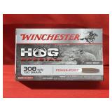 20rds Winchester Hog Special 308Win 150gr