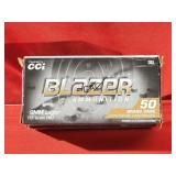 50rds Blazer Brass 9mm 115gr FMJ