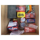 Box Lot of Assorted Reloading Bullets and Primers