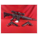 Crosman M417 and 2 Stinger P311 BB Guns