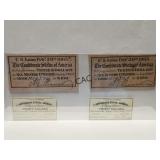 Lot of 4 Confederate States Loan Coupons