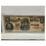1907 United States $5 Legal Tender "Woodchopper"