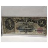 1917 United States $2 Legal Tender Red Seal Note
