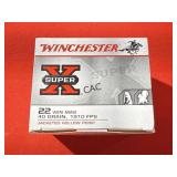150rds Winchester Super-X 22 Win Mag 40gr JHP