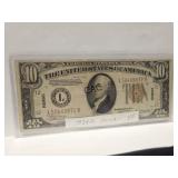1934A $10 Hawaii Emergency Banknote