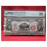 1901 $10 Legal Tender Fr#121m Mule Elliott/White