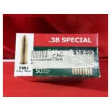 50rds Sellier & Bellot 38Spcl 158gr