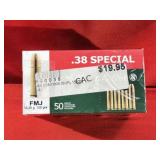 50rds Sellier & Bellot 38Spcl 158gr