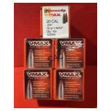 500ct Hornady V-Max 20cal 32gr V-Max Bullets