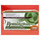100rds Remington UMC 38Spcl+P 125gr JHP
