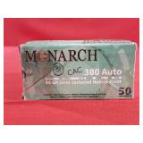 131rds Monarch 380Auto 94gr SJHP