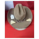 Lot of 2 Resistol Felt Cowboy Hats 7 1/4
