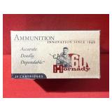 20rds Hornady 204 Ruger 40gr V-Max