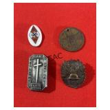Lot of Assorted Tinnies w/War Medal Merit
