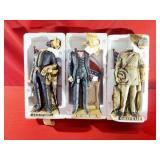 Lot of 3 Jim Beam Decanters
