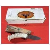 NIB Silver Stag Damascus Series Crown Twist