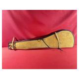 Brushed Leather Rifle Scabbard 32'X8'