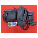 Box Lot of Binoculars, Spotting Scope and More