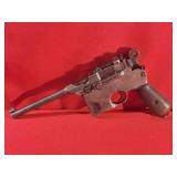Mauser C96 Broomhandle Pistol SN#375