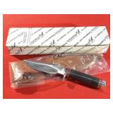 NIB Blackjack Model 125 Black Micarta Knife