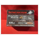 20rds Winchester Razorback 308Win 150gr BPP HP