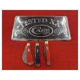 Lot of 3 Assorted Case Knives