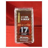 50rds Hornady 17HMR 17gr V-Max