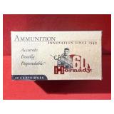 20rds Hornady 204 Ruger 40gr V-Max