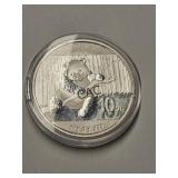 2014 China Panda 1oz Silver Round in Capsule