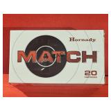 20rds Hornady Match 6.5 Creedmoor 140gr ELD