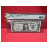 1935E $1 Silver Certificate Fr#1614 (NG Block)