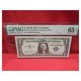 1957B $1 Silver Certificate Fr#1621 (UA Block)