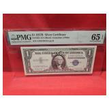 1957B $1 Silver Certificate Fr#1621 (UA Block)