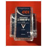 250rds CCI Maxi-Mag 22WMR HP+V 30gr