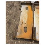 NEW Future Skid Steer Weldable Plate
