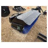 NEW SD Lanch Mini Skid Steer Angle Sweeper