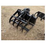 NEW SD Lanch Mini Skid Steer Brush Grapple