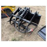 NEW SD Lanch Mini Skid Steer Brush Grapple